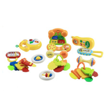Brinquedo de plástico infantil conjunto chocalho do bebê (h0001193)